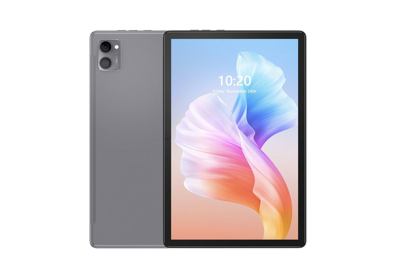 VASOUN TAB 13, grau, 8000mAh Akku, 5MP+13MP, BT 5.0 Tablet (10", Android 11, 2G(GSM), 3G(WCDMA), 4G(FDD/TDD), 4GB RAM, 128GB ROM, LCD-Display, Ultraflaches Desig) von VASOUN