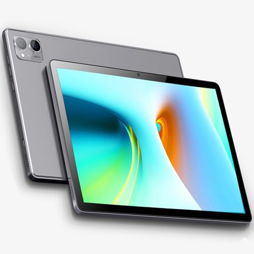 VASOUN Tablet 10 Zoll Android Tablet, 5G WiFi, 4 GB RAM, 128 GB ROM, Octa-Core, 8000mAh, 1920 * 1200 FHD IPS, 5.0 MP Front + 13.0 MP Rückkamera, 4G LTE, Bluetooth,Tablet PC(Schwarz) von VASOUN