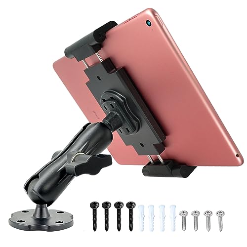 VAUBORTTI iPad Pro / Mini 6,5 - 12,9 Zoll iPad Pro / Mini Robuste Aluminium Halterung iPad Halterung für LKW Auto Armaturenbrett Schreibtisch Schwenkbare Wandhalterung mit Kugelgelenk VAUBORTTI iPad Pro / Mini 6,5 - 12,9 Zoll iPad Pro / Mini Robuste Aluminium Halterung iPad Halterung für LKW Auto Armaturenbrett Schreibtisch Schwenkbare Wandhalterung mit Kugelgelenk von VAUBORTTI