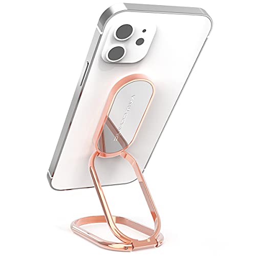 VAWcornic Handy Ring Handy Fingerhalter - 540° Doppelt Gerichteter Drehbarer Handy Ständer Handy Halter Universal Ring Halterung Ringhalter Handyhalterung für iPhone iPad Samsung und mehr - Roségold von VAWcornic
