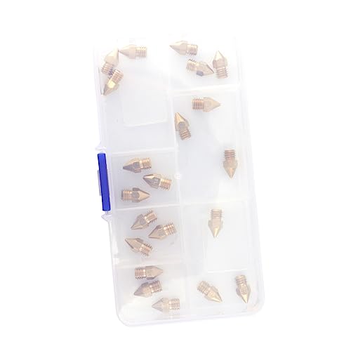 VAYEODEYU 3D-Drucker-Düsen, 22 Pcs Messing Düse 175 Verbrauchs Set Drucker Fitting 3d Drucker Düse Messing Düse VAYEODEYU 3D-Drucker-Düsen, 22 Pcs Messing Düse 175 Verbrauchs Set Drucker Fitting 3d Drucker Düse Messing Düse von VAYEODEYU