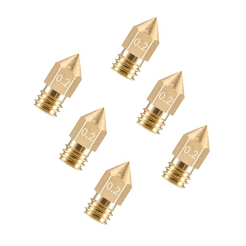 VAYEODEYU 3D-Drucker-Düsen, 24-teiliges 3D-Drucker-Extruderdüsen-Set aus Messing, Düsen for 1,75 mm Filament(1.3x0.5cm) von VAYEODEYU