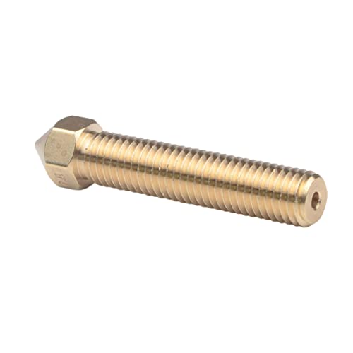VAYEODEYU 3D-Drucker-Düsen, 3D-Drucker-Extruderdüse, Messingdüsenhals, 7 mm langer Bohrer for 1,75 mm Filament(4X0.4X4CM) von VAYEODEYU