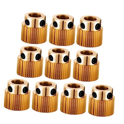 VAYEODEYU 3D-Drucker-Düsen, 3D-Drucker-Zuführgetriebe, 20er-Pack, Ersatzteile, Extruderrad, reibungsloser Lauf und lange Lebensdauer(As Shown) von VAYEODEYU