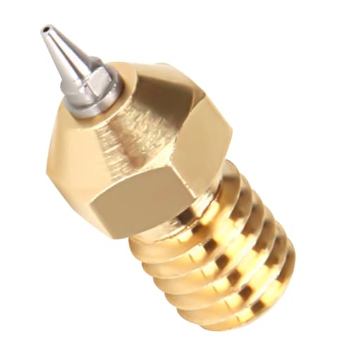VAYEODEYU 3D-Drucker-Düsen, 3D-Druckerdüsen Messingdüsen Edelstahl-Spitzdüsen Ersatzdüsen for 3D-Druck(As Shown,1.67X0.70X0.20CM) von VAYEODEYU