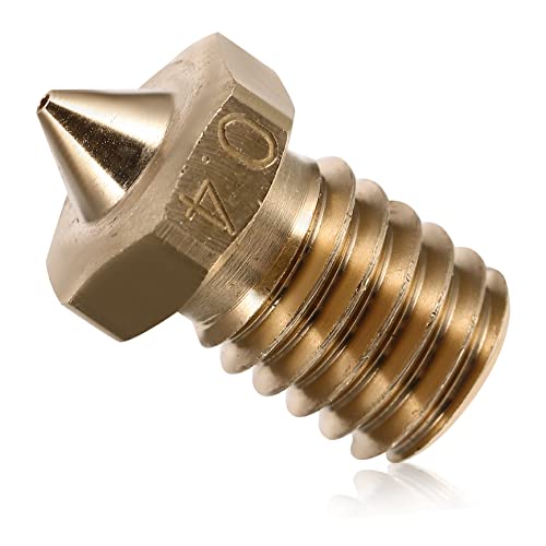 VAYEODEYU 3D-Drucker-Düsen, 3D-Druckerdüsenzubehör, 0,4 mm spitze Messingdüse, hohe Durchflussrate, geeignet for E3dv6 und Cht VAYEODEYU 3D-Drucker-Düsen, 3D-Druckerdüsenzubehör, 0,4 mm spitze Messingdüse, hohe Durchflussrate, geeignet for E3dv6 und Cht von VAYEODEYU