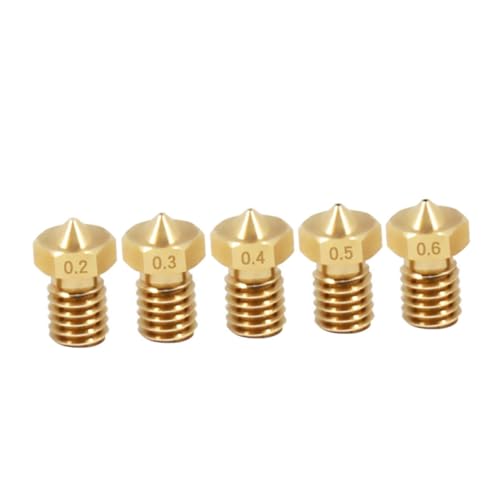 VAYEODEYU 3D-Drucker-Düsen, Ersetzen Sie den Düsenextruder for den 3D-Drucker. Satz mit 10 Messingdüsen in den Größen 0,2 mm bis 0,6 mm. Passend for 1,75 mm ABS/PLA. VAYEODEYU 3D-Drucker-Düsen, Ersetzen Sie den Düsenextruder for den 3D-Drucker. Satz mit 10 Messingdüsen in den Größen 0,2 mm bis 0,6 mm. Passend for 1,75 mm ABS/PLA. von VAYEODEYU