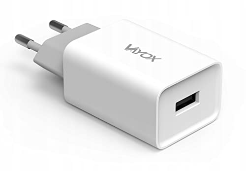 USB Quick Charge 2.1A Netzladegerät weiß VA0051 VAYOX von VAYOX