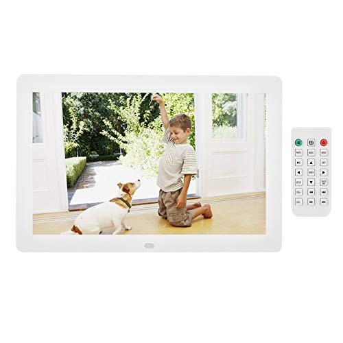 12 Zoll Digitaler Bilderrahmen,VBESTLIFE Elektronische Bilderrahmen 1280 * 800 (16: 9) HD LED Bildschirm mit Wecker, Unterstützung für MPEG / MP4 / AVI/RMVB usw, Wunderbares von VBESTLIFE