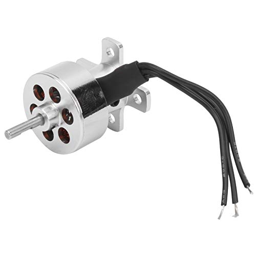 1811 Brushless Drohnenmotor aus Metall, 10 G UAV Brushless Motor Zubehör für Starrflügler Quadrotor Modell Silber(3900kv) von VBESTLIFE