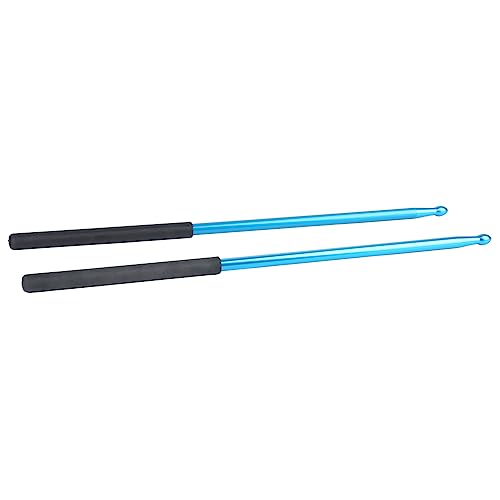 2 Stück Metall-Drumsticks, Klassische Drumsticks aus Aluminiumlegierung, Drumsticks aus Aluminiumlegierung, Rutschfest, Professionell, Langlebig, Metall-Drumsticks für E-Drums, von VBESTLIFE