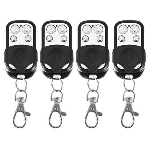 4 Stück Universal-Schlüsselanhänger, Klonen der drahtlosen Fernbedienung, einfaches Koppeln, für Auto-Garage-Tor-Tor von VBESTLIFE