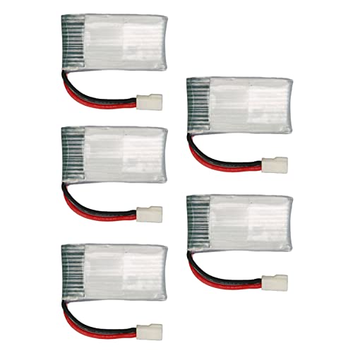 5 Stück 3,7 V 550 MAh Li-Ionen-Akku, für Hubsan X4 H107 H107L H107D MJXRC F47 DFD F180 RC-Drohne, RC-Drohnen-Akku UAV-Ersatz von VBESTLIFE