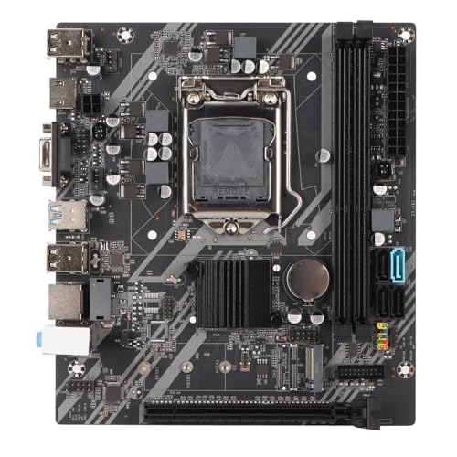 B75 Motherboard, LGA 1155 DDR3 Motherboard für Core 2. und 3. Generation, Unterstützt USB3.0, M.2 NVME, SATA3.0, VGA, HDMI, für DIY-Computer-PC von VBESTLIFE