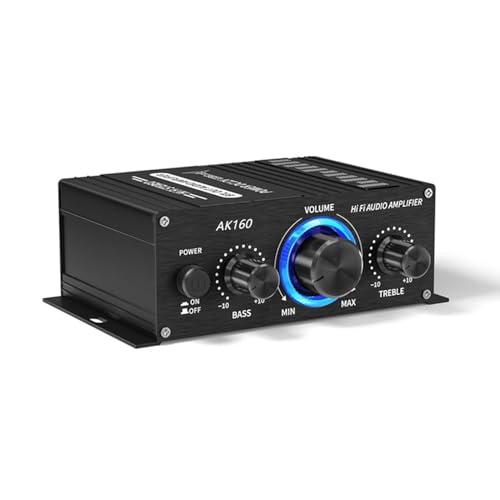 Bluetooth 5.0 Audio-Leistungsverstärker, Aluminiumlegierung, 20 W X 2, 20 Hz Bis 20 kHz, Stereo-Verstärkerempfänger, 12 V, Universell für Auto, Zuhause, Lautsprecher, Bar, Party Bluetooth 5.0 Audio-Leistungsverstärker, Aluminiumlegierung, 20 W X 2, 20 Hz Bis 20 kHz, Stereo-Verstärkerempfänger, 12 V, Universell für Auto, Zuhause, Lautsprecher, Bar, Party von VBESTLIFE