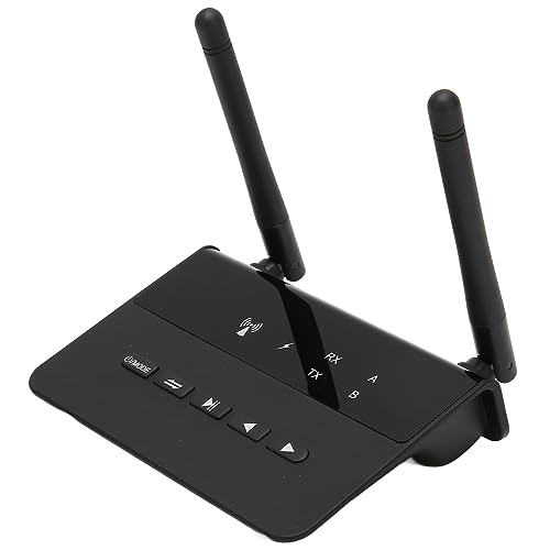 Bluetooth 5.2-Sender-Empfänger, 2-in-1-AptX-HD-Bluetooth-Audio-Adapter mit Geringer Latenz, 3,5-mm-AUX-Cinch-Anschluss, für TV-Heim-Stereo-BT-Kopfhörer von VBESTLIFE