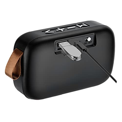 Bluetooth-Lautsprecher, Tragbarer Drahtloser Lautsprecher, Stereo-Subwoofer mit Anruf, Speicherkarte, USB, FM-Funktion, für Drinnen und Draußen von VBESTLIFE