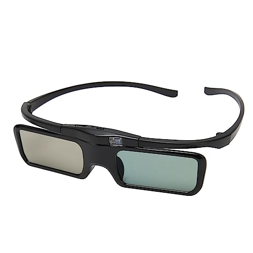 DLP Link 3D-Brille, 144 Hz Wiederaufladbare Active Shutter-Brille für die Meisten DLP Link 3D-Projektoren, für Acer, für ViewSonic, für BenQ, für Optoma von VBESTLIFE