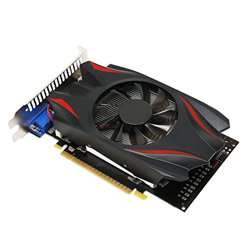 GTX650 2 GB Gaming-Grafikkarte, GDDR5 128 Bit 5000 MHz 1059 MHz Computer-Grafikkarte, VGA-DVI-HDMI-Schnittstelle, für HD-Video-Office-Nutzung von VBESTLIFE