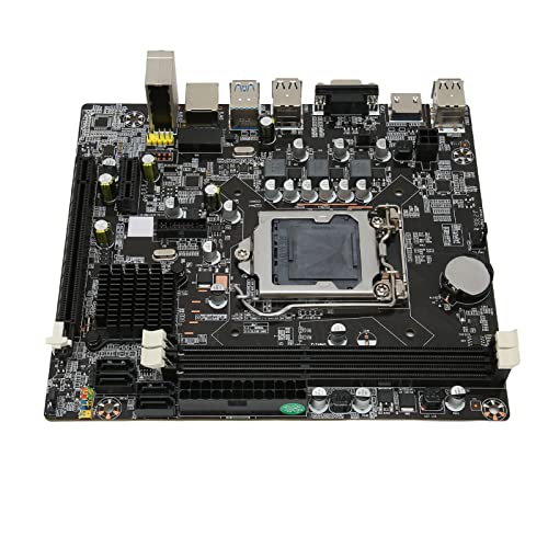 Gaming-Motherboard, LGA 1155 Dual Channel DDR3 16 GB Speicher M ATX-Computer-Motherboard, HDMI-VGA-PCI-E-Schnittstelle, USB an der Vorderseite von VBESTLIFE