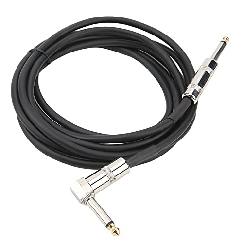 Gitarrenkabel, Doppelkopf 6,35 Mm Ersatz für Elektrische Instrumente, Gitarrenkabel, Zubehör für Elektrische und Elektronische Musikinstrumente (10ft) von VBESTLIFE