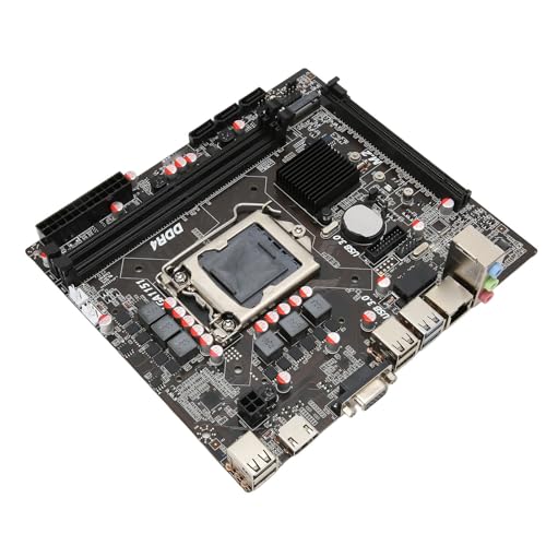 H310B4 Desktop-Computer-Motherboard, Dual-Channel DDR4, M.2 PCIe X16, SATA3 USB3, Kompatibel mit6 7 8 9 Gen für Core I3 I5 I7 von VBESTLIFE