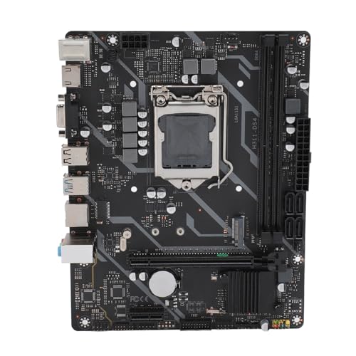 H311 Computer-Motherboard, für Inter LGA 1151 DDR4 Dual Channel NVME PCIE X4 M.2 Gaming-Motherboard, 6-Phasen-Netzteil, für DIY-Computer von VBESTLIFE