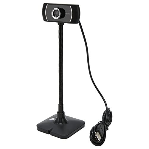 HD-Webcam, USB-Webkamera mit Manuellem Fokus und Mikrofon, USB-Webcam für Desktop-Laptops, für Videoanrufe, Aufzeichnung von Konferenzen von VBESTLIFE