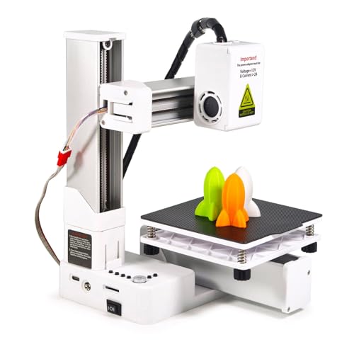 Kleiner 3D -Drucker, Frequenzabteilung Multiplexing 3D -Drucker, Unterstützung von 1,75 Mm PLA- und TPU -Filamenten, Druckgröße 100x100x100 Mm, für Anfänger (EU-Stecker) von VBESTLIFE