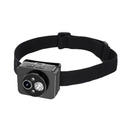 Kopfmontagekamera, 1080p 45 ° Einstellungskopfkamera Radsportvideorekorder mit LED -Scheinwerfer, Tragbare Körpervideokamera Kopfmontagekamera, 1080p 45 ° Einstellungskopfkamera Radsportvideorekorder mit LED -Scheinwerfer, Tragbare Körpervideokamera von VBESTLIFE