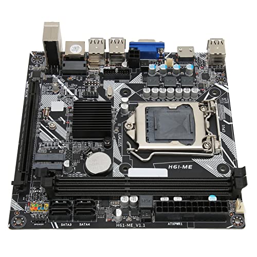 LGA 1155 Motherboard, Mehr Phasen Leistung, Dual Channel DDR3, 10 USB 2.0, VGA HD, WiFi NVME, ITX für Computer PC von VBESTLIFE