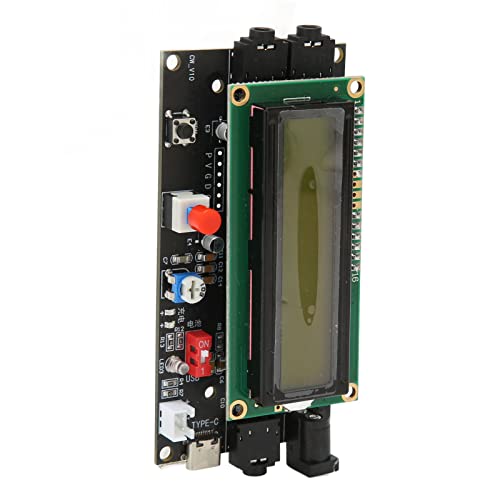 Morsecode-Leser-Übersetzer, CW-Decoder, Morsecode-Leser, LED-Anzeige, Tragbar, Hochpräzise Leiterplatte, Praktisch, DC7-12 V, 500 MA, für die Funkpeilung von VBESTLIFE