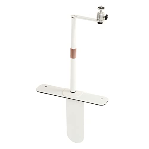 Projektorst änder, Nachtsofa-Projektor Ständer, Desktop-Ständer, 360-Grad-Drehung, Einst Eckel, 24cm Bis 40cm Höhen Verstellbar, 1/4-Zoll Faden (Weiß) von VBESTLIFE