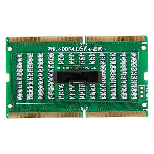 SO-DIMM Analyzer Diagnosetester, Reparaturwerkzeuge für Postkarten, Computer und Laptops für PC Laptop Desktop, DDR234, mit Licht(DDR4) von VBESTLIFE