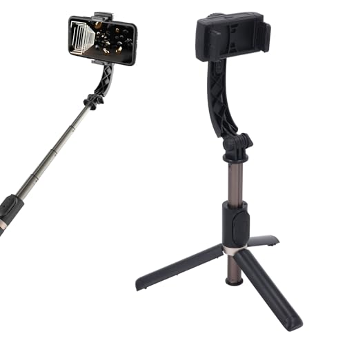 Smartphone-Stabilisator, Selfie-Stick-Stativ mit Fernbedienung, 360°-Drehung, 1-Achsen-ausziehbares Selfie-Stick-Stativ, für Live-Streaming-Videoaufnahmen Smartphone-Stabilisator, Selfie-Stick-Stativ mit Fernbedienung, 360°-Drehung, 1-Achsen-ausziehbares Selfie-Stick-Stativ, für Live-Streaming-Videoaufnahmen von VBESTLIFE