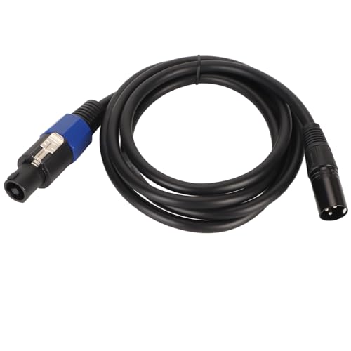 Speakon-auf-XLR-Kabel, Audio-Buchse, Speakon-Stecker auf 3-poligen XLR-Stecker, Mikrofon-Verlängerungskabel mit Drehverschluss für Verstärker, DJ, PA, Bühne, 1,9 M von VBESTLIFE