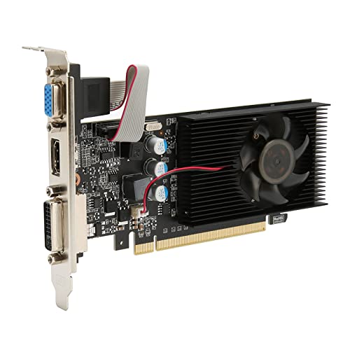 Spiele-Grafikkarte, PCI Express 810 MHz 1000 MHz 2560 X 1600 Computer-Grafikkarte, VGA-DVI-HDMI-Schnittstelle, für HD-Video-Office-Nutzung von VBESTLIFE