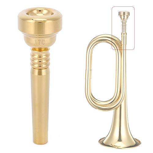 Trompetenmundstück 17C, Goldmundstück Messingbeschichtetes Mundstück Trompete Musikinstrumentenzubehör Zubehör Für Spielinstrumente Musikinstrumentenzubehör von VBESTLIFE