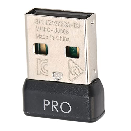 USB-Empfänger, für Logitech G Pro Mouse, Tragbarer 2,4-GHz-Wireless-Plug-and-Play-Mausadapter-Empfänger von VBESTLIFE