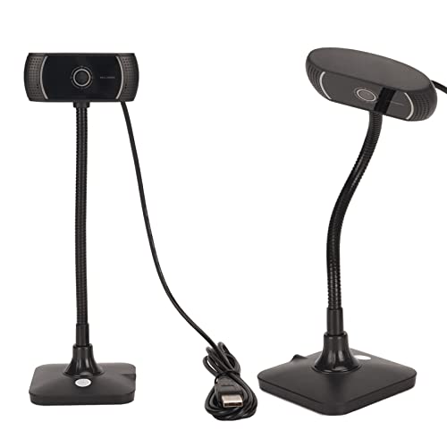 USB-Webcam, 60-Grad-Ansicht, 360-Grad-Drehung, 30-fps-Webcam mit Mikrofon für Video-Live-Streaming-Konferenzen, Treiberfrei von VBESTLIFE