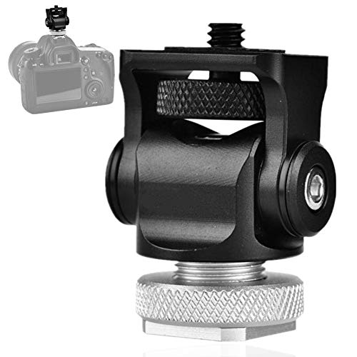 VBESTLIFE 1/4 '' Schraube Hot Shoe Mount VBESTLIFEMini-Blitzschuh-Adapter Kamera Mount Halter Halterung für Kamera,Camcorder,Smartphone,LED-Videolicht, Mikrofon, Video von VBESTLIFE