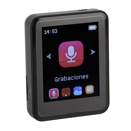 VBESTLIFE 1,8-Zoll-Touchscreen-HiFi-Sound, Tragbarer MP3-MP4-Player mit, Erweiterbar auf Bis zu 128 GB, 12 Stunden Wiedergabezeit, Zum Laufen, Joggen und Radfahren (4GB) von VBESTLIFE