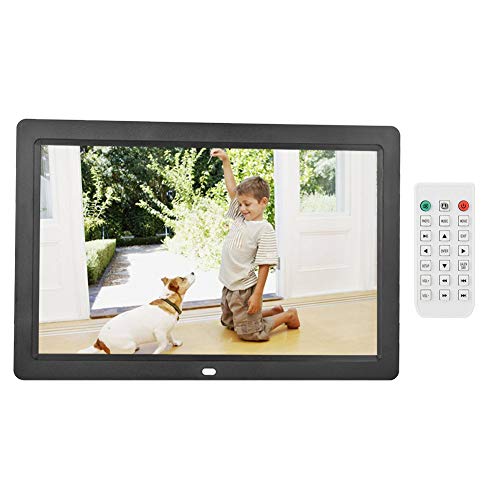 VBESTLIFE 12 Zoll Digitaler Bilderrahmen, Elektronische Bilderrahmen 1280 * 800 (16: 9) HD LED Bildschirm mit Wecker, Unterstützung für MPEG / MP4 / AVI/RMVB usw, Wunderbares von VBESTLIFE