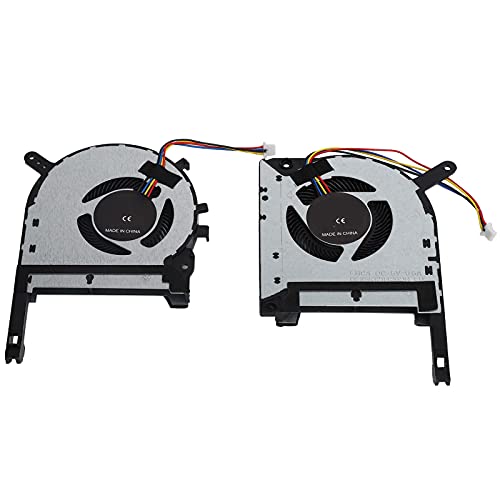 2 Stück Ersatz-Laptop-CPU-GPU-Lüfter für ASUS TUF FX505 FX505ge FX505gm FX505dt FX705, 4-poliger Stromanschluss 2 Stück Ersatz-Laptop-CPU-GPU-Lüfter für ASUS TUF FX505 FX505ge FX505gm FX505dt FX705, 4-poliger Stromanschluss von VBESTLIFE