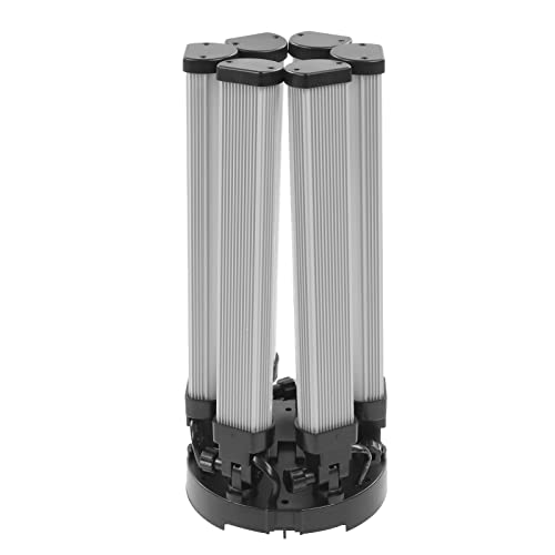 26-Zoll-LED-Sternringlicht, Fotobeleuchtung, Dimmbar, 3200–5600 K, 6 Röhren, LED-Fotografie-Sternlichtlampe, Abnehmbare Lichtleiste, mit Telefonständer (EU-Stecker) von VBESTLIFE