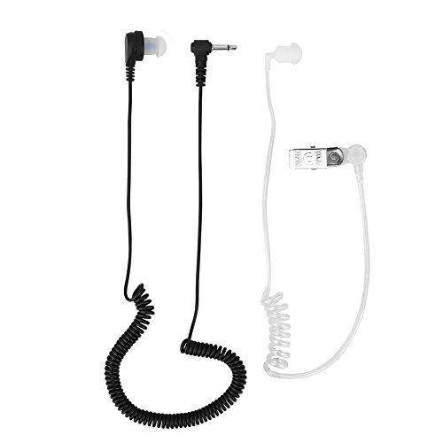 VBESTLIFE 3,5 mm Verdrahtet Kopfhörer, Mono Kopfhörer Ohrhörer Anti Strahlung Überwachung Headset für ios/ios Nano / MP3 / Handy und andere Geräte mit Audio Port 3 von VBESTLIFE