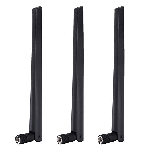 VBESTLIFE 3Pcs/Pack 2.4G/5G Dualband-WLAN-Router Netzwerkkarte Externe Antenne 5db SMA Omnidirektionale Antenne für ASUS RT-AC68U AC66U von VBESTLIFE