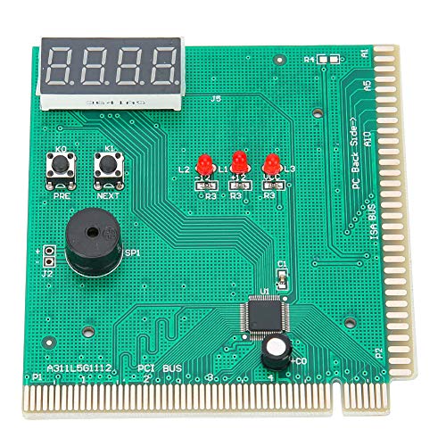 VBESTLIFE 4-stellige Karte PC Analyzer Computer Diagnose Mainboard Post Tester Diagnosekarte für PCI 0026 ISA von VBESTLIFE