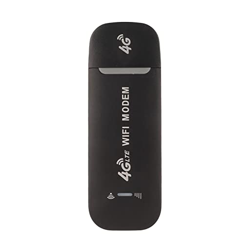 VBESTLIFE 4G-WLAN-Modem, Tragbarer 4G-LTE-USB-WLAN-Router mit SIM-Kartensteckplatz, 150 Mbit/s SIM-WLAN-Dongle, Unterstützung für 10 Benutzer, 4G LTE FDD B1 B3 B5 VBESTLIFE 4G-WLAN-Modem, Tragbarer 4G-LTE-USB-WLAN-Router mit SIM-Kartensteckplatz, 150 Mbit/s SIM-WLAN-Dongle, Unterstützung für 10 Benutzer, 4G LTE FDD B1 B3 B5 von VBESTLIFE