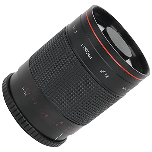 VBESTLIFE 500-mm-F8-Tele-Spiegelobjektiv mit Adapterring für EF-Mount-Kamera, Foldback-Design VBESTLIFE 500-mm-F8-Tele-Spiegelobjektiv mit Adapterring für EF-Mount-Kamera, Foldback-Design von VBESTLIFE